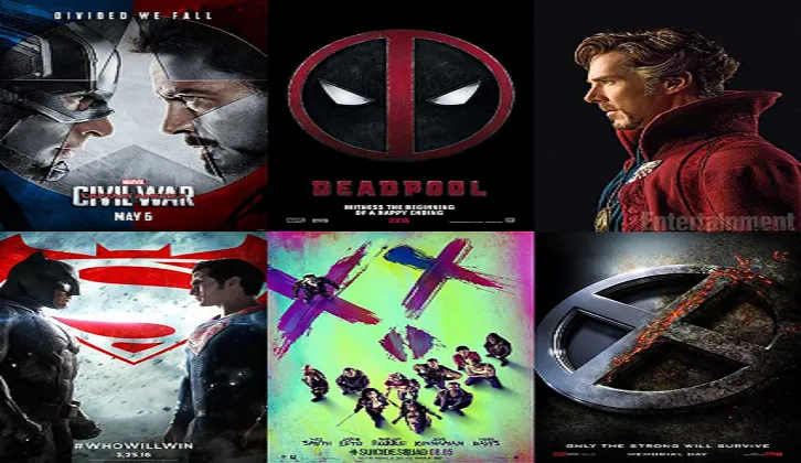Ranking Film Superhero Terbaik di 2016