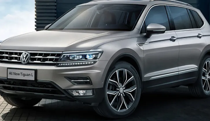 Vw tiguan allspace, penerus tiguan dengan mesin yang bertenaga 2.000 cc turbo dengan 177 daya kuda.