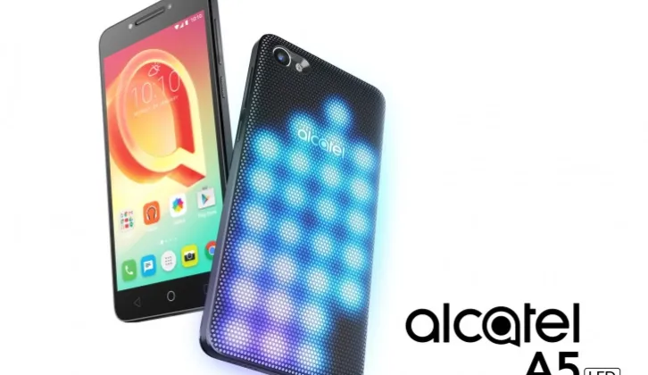 Alcatel A5 LED, Smartphone Unik Berbalut LED Interaktif