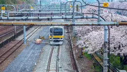 Kereta Api di Hokkaido Jepang