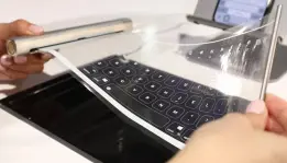 Royole Flexible Keyboard Keyboard Transparan yang Bisa Digulung