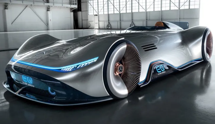 Mercedes Benz Perkenalkan EQ Silver Arrow electric concept