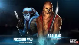 Karakter Mission Vao dan Zaalbar muncul di Star Wars Galaxy of Heroes