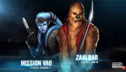 Karakter Mission Vao dan Zaalbar muncul di Star Wars: Galaxy of Heroes