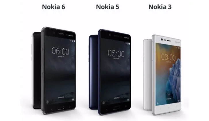 Nokia 3, Nokia 5, Dan Nokia 6 Resmi Di Rilis
