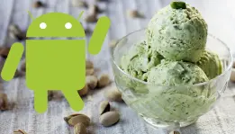 Bocoran Awal Android 90 Pistachio Ice Cream