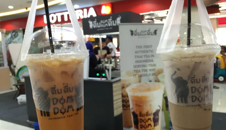 Review : DumDum Thai Tea - Lotte Mart