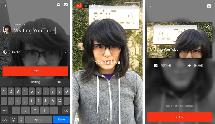 YouTuber Kini Bisa Siaran Langsung Lewat Smartphone Android dan iPhone